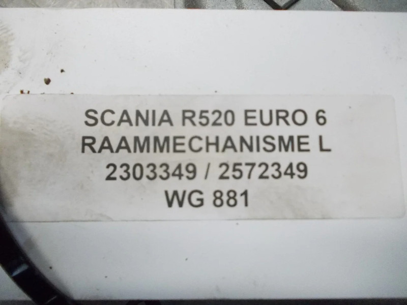 Scania R520 2303349/2572349 RAAMMECHANISME L EURO 6 - Window lift motor for Truck: picture 3 Scania R520 2303349/2572349 RAAMMECHANISME L EURO 6 - Window lift motor for Truck: picture 3