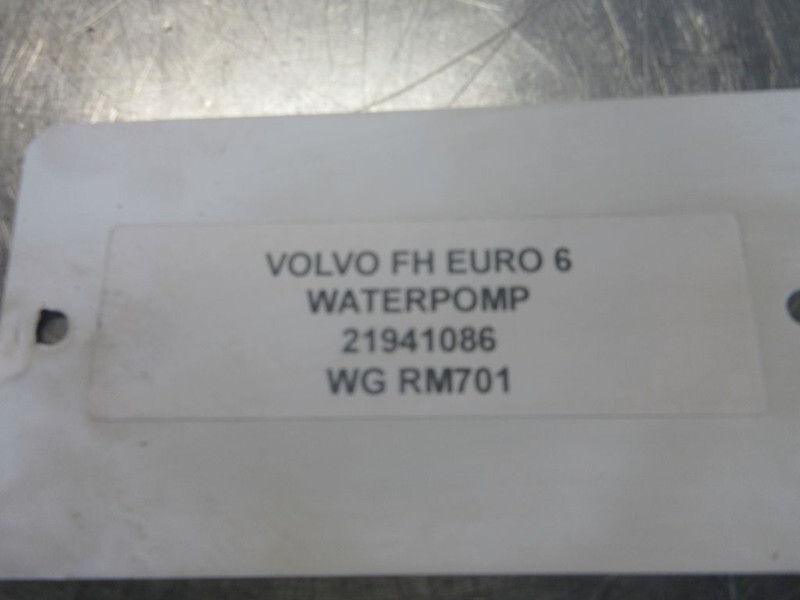 Volvo 21941086 WATERPOMP VOLVO FH 460 EURO 6 - Coolant pump for Truck: picture 5 Volvo 21941086 WATERPOMP VOLVO FH 460 EURO 6 - Coolant pump for Truck: picture 5