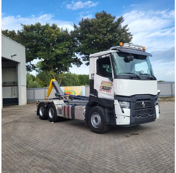 Renault C440 / ENGINE RUNNING / !! ONLY:8701 KM !! / 6X4 / BIG AXLE / PALFINGER 20TON HOOK / GEN2 V2 TACHO / AUTOMATIC / EURO-6 / 2025 - Hook lift truck: picture 4 Renault C440 / ENGINE RUNNING / !! ONLY:8701 KM !! / 6X4 / BIG AXLE / PALFINGER 20TON HOOK / GEN2 V2 TACHO / AUTOMATIC / EURO-6 / 2025 - Hook lift truck: picture 4
