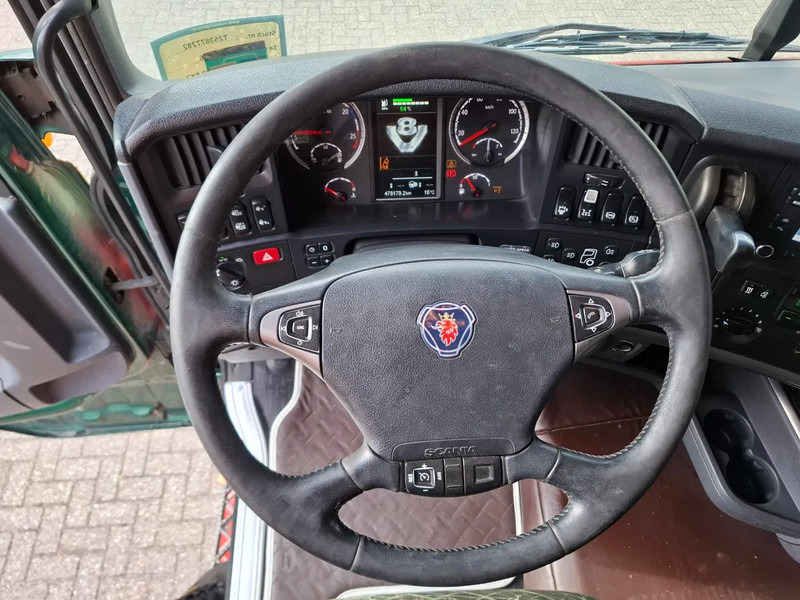 Tractor unit Scania R580 V8 / ONLY:478179KM / HYDRAULICS / LEATHER / AUTOMATIC / EURO-6 / 2016: picture 14