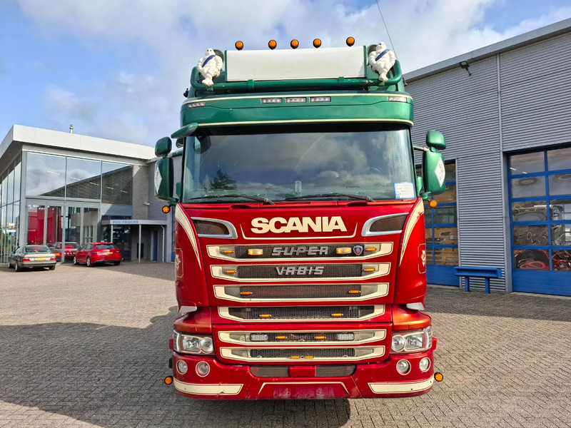Tractor unit Scania R580 V8 / ONLY:478179KM / HYDRAULICS / LEATHER / AUTOMATIC / EURO-6 / 2016: picture 6