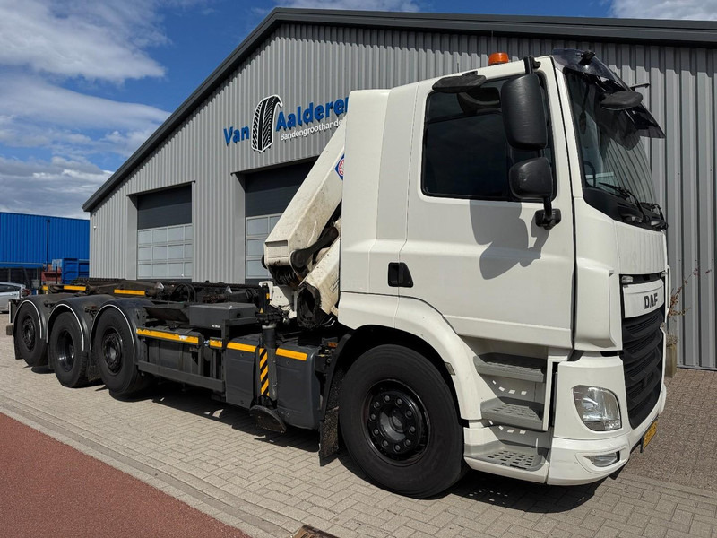 Crane truck DAF CF410 FAQ HMF 2620, Unfall - Damaged.: picture 10