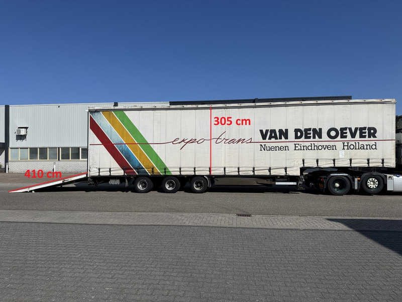Low loader semi-trailer Tirsan JS Ramp, Expandable, Sliding Roof, 305 Cm inside: picture 1
