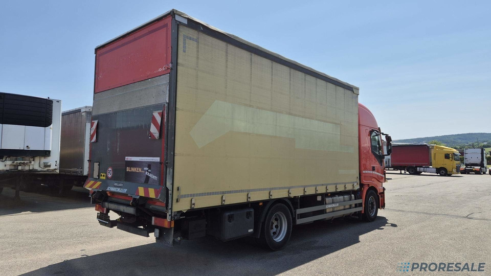 IVECO STRALIS AS 190S42 EURO 6 - valník s plachtou + hydraulické čelo - Curtainsider truck: picture 3 IVECO STRALIS AS 190S42 EURO 6 - valník s plachtou + hydraulické čelo - Curtainsider truck: picture 3