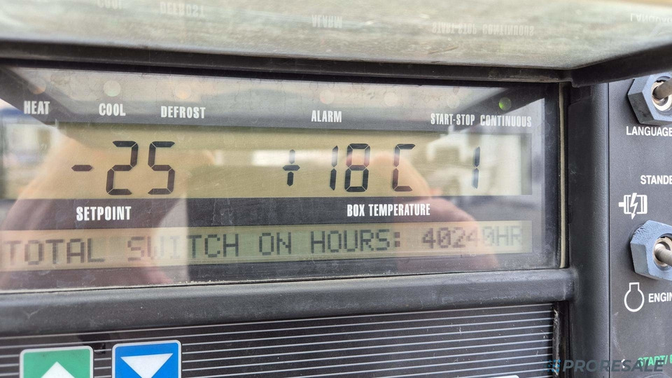 Refrigerator semi-trailer KRONE COOL LINER SD mrazírenský - MULTITEMP - dělící stěna + agregát CARRIER VECTOR 1950 Mt: picture 10