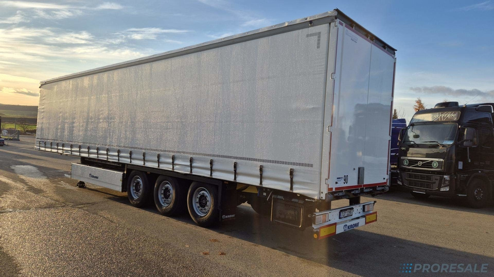 KRONE SD PROFI LINER + paletový koš 32 palet + 2 x zvedací náprava - Curtainsider semi-trailer: picture 3 KRONE SD PROFI LINER + paletový koš 32 palet + 2 x zvedací náprava - Curtainsider semi-trailer: picture 3