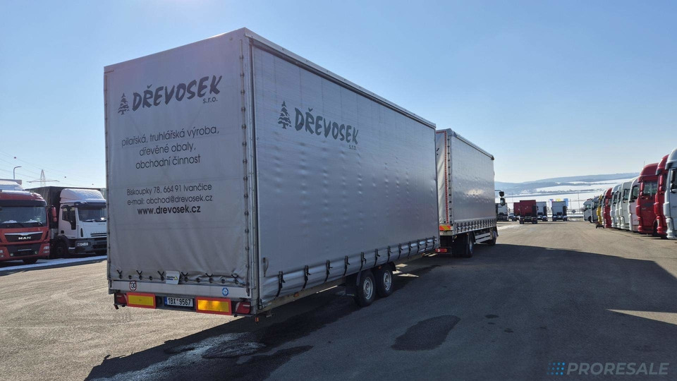RENAULT MIDLUM 250.14 MDA3C valník s plachtou - prodejné jen s přívěsem AGADOS P0457 - cena je za celou soupravu - Curtainsider truck: picture 4 RENAULT MIDLUM 250.14 MDA3C valník s plachtou - prodejné jen s přívěsem AGADOS P0457 - cena je za celou soupravu - Curtainsider truck: picture 4