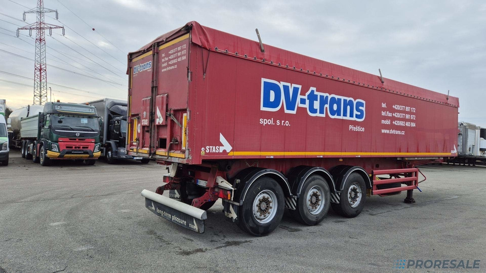 STAS SZ 336 K - sklápěč 52 m3 - Fe / Al - Tipper semi-trailer: picture 4 STAS SZ 336 K - sklápěč 52 m3 - Fe / Al - Tipper semi-trailer: picture 4