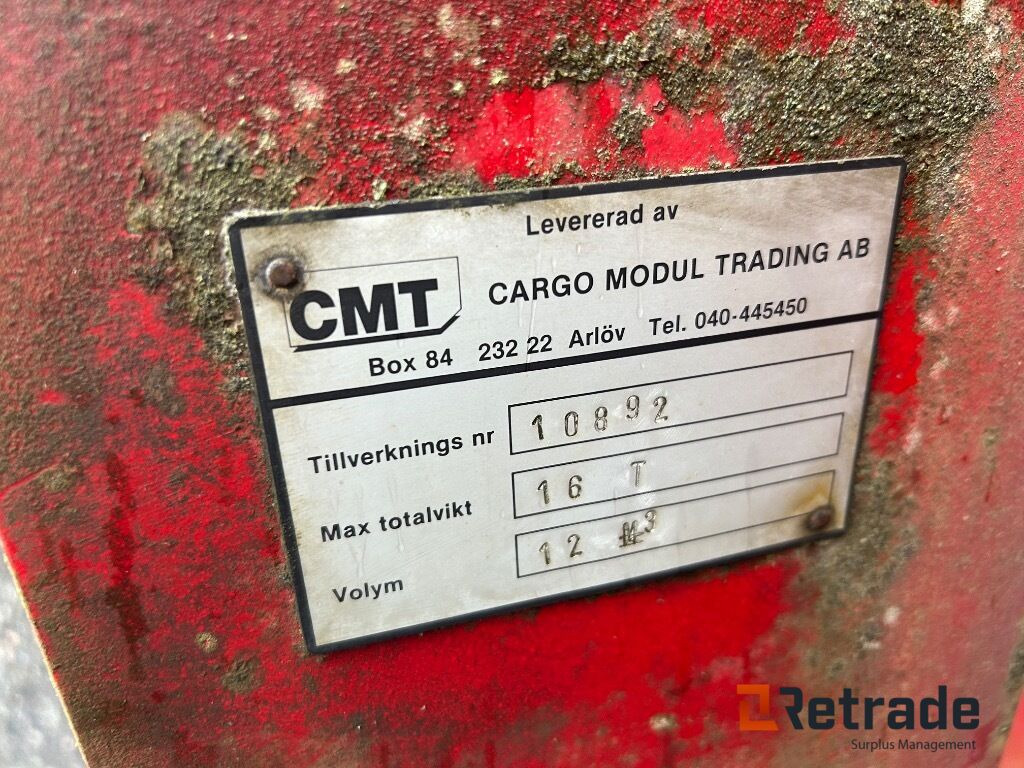 Astfalt balje CMT 12 kubikk - Roll-off container: picture 3 Astfalt balje CMT 12 kubikk - Roll-off container: picture 3