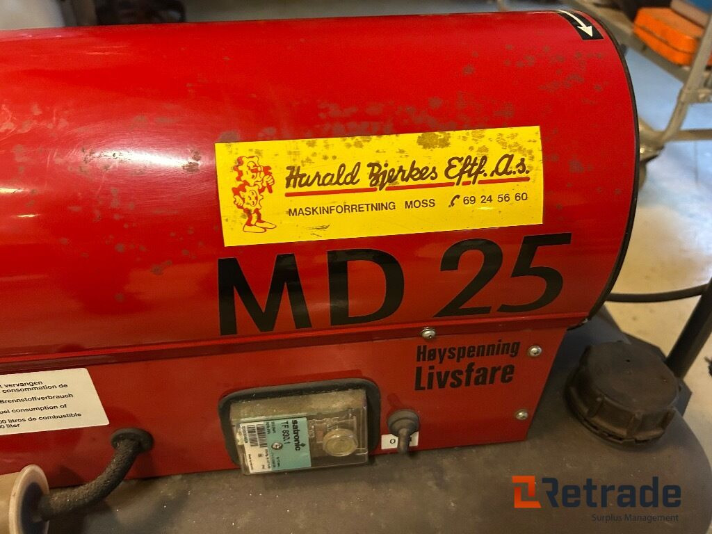 Diesel varmer fra Dantherm MD 25 - Industrial equipment: picture 4 Diesel varmer fra Dantherm MD 25 - Industrial equipment: picture 4