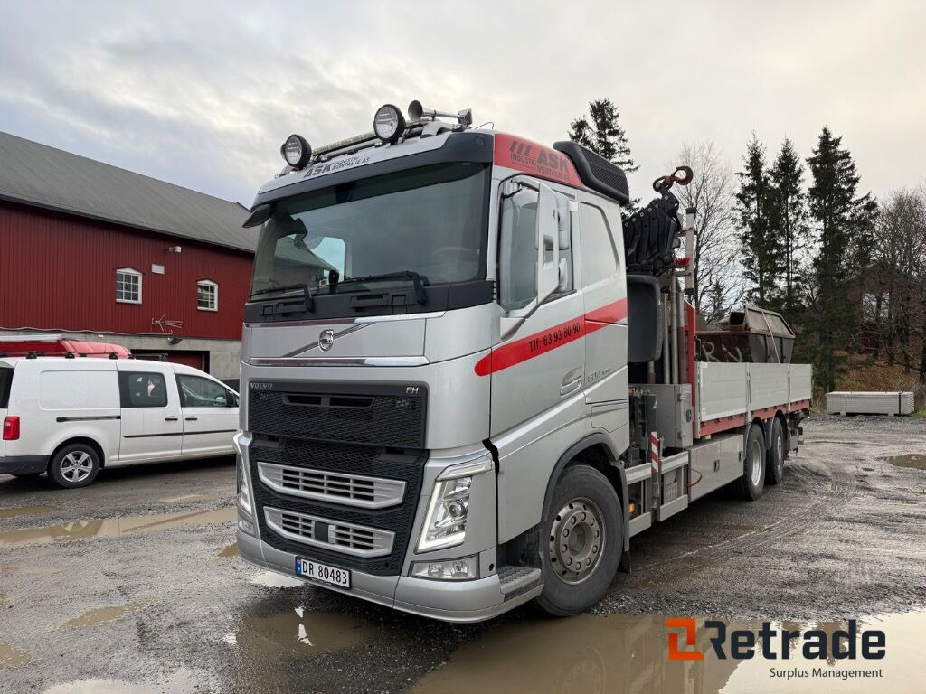 Kranbil Volvo FH500 6x2 - Dropside/ Flatbed truck, Crane truck: picture 1 Kranbil Volvo FH500 6x2 - Dropside/ Flatbed truck, Crane truck: picture 1