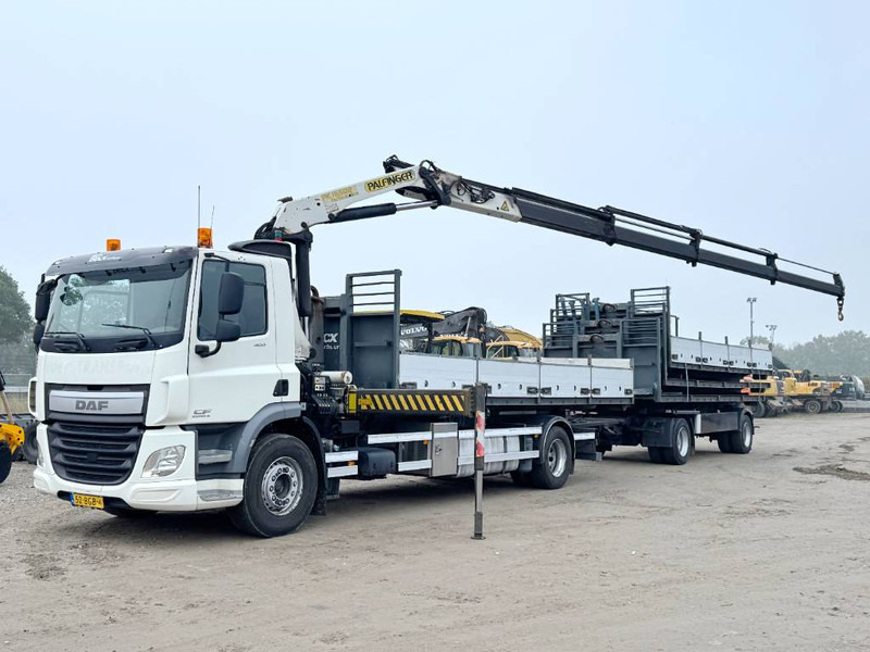 DAF CF400 + 17m Palfinger Crane / kran + Trailer - Hook lift truck, Crane truck: picture 2 DAF CF400 + 17m Palfinger Crane / kran + Trailer - Hook lift truck, Crane truck: picture 2