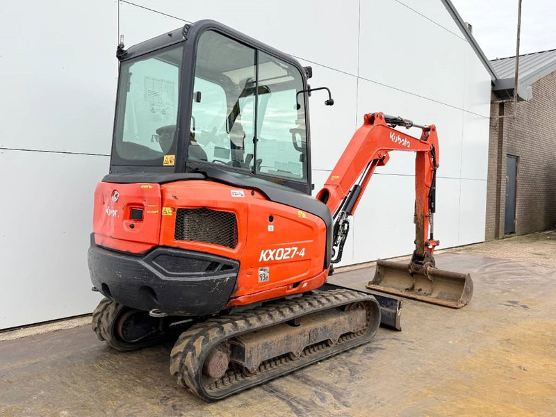 Kubota KX027-4 - Hammer Lines / Quick Coupler - Mini excavator: picture 5 Kubota KX027-4 - Hammer Lines / Quick Coupler - Mini excavator: picture 5