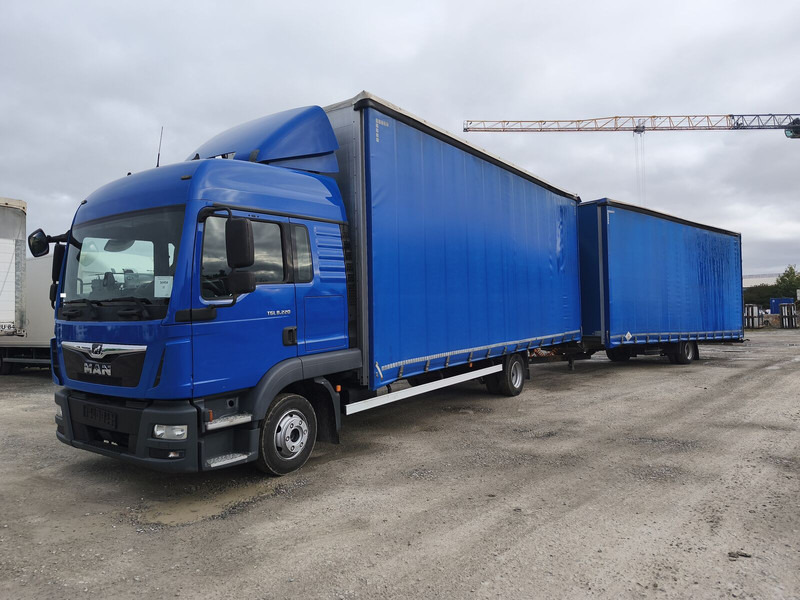 MAN TGL 8.220 Plane Jumbo Gardine Euro6 4x2 (10) - Curtainsider truck: picture 1 MAN TGL 8.220 Plane Jumbo Gardine Euro6 4x2 (10) - Curtainsider truck: picture 1