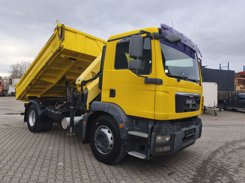 MAN TGM 18.290 4x2 BB Meiller Palfinger PK 14002EH D 14,5 m - Tipper, Crane truck: picture 2 MAN TGM 18.290 4x2 BB Meiller Palfinger PK 14002EH D 14,5 m - Tipper, Crane truck: picture 2