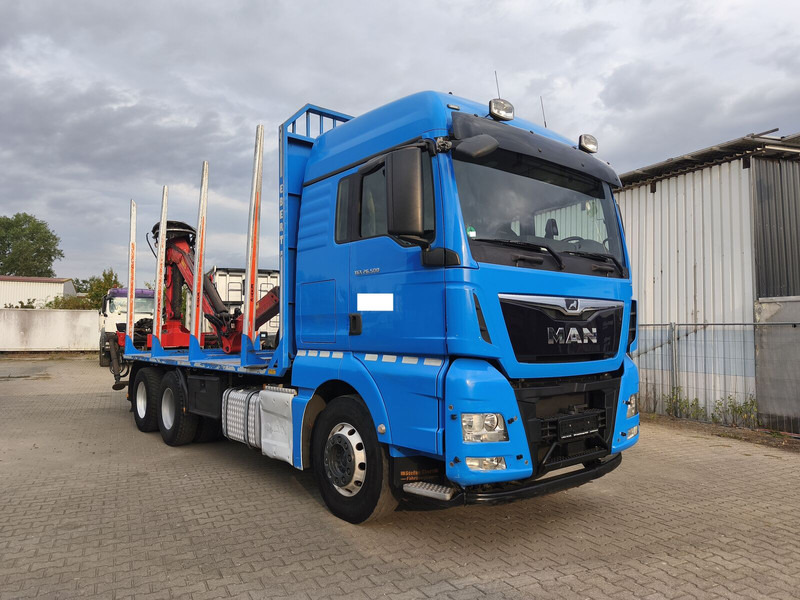 MAN TGX 26.500 Holz-LKW Euro6 6x4 Holztransporter m Palfinger (16) - Log truck, Crane truck: picture 2 MAN TGX 26.500 Holz-LKW Euro6 6x4 Holztransporter m Palfinger (16) - Log truck, Crane truck: picture 2