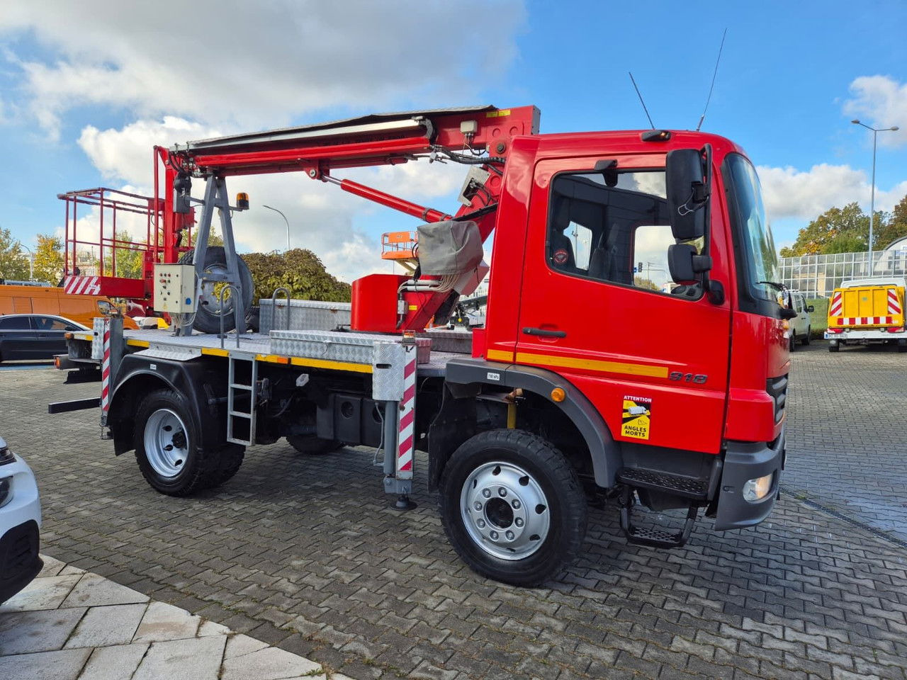 Mercedes-Benz Atego 918 4x4 / 16 M Lift / Serviced - Truck mounted aerial platform: picture 1 Mercedes-Benz Atego 918 4x4 / 16 M Lift / Serviced - Truck mounted aerial platform: picture 1