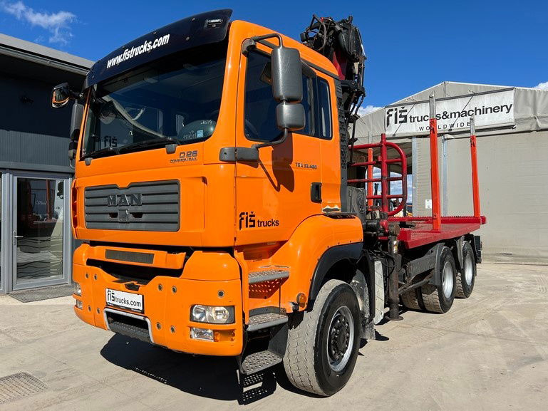 MAN TGA 33.480 6x6 forest truck - Complete Spring - LIV 170 Z + scissors - Log truck: picture 1 MAN TGA 33.480 6x6 forest truck - Complete Spring - LIV 170 Z + scissors - Log truck: picture 1