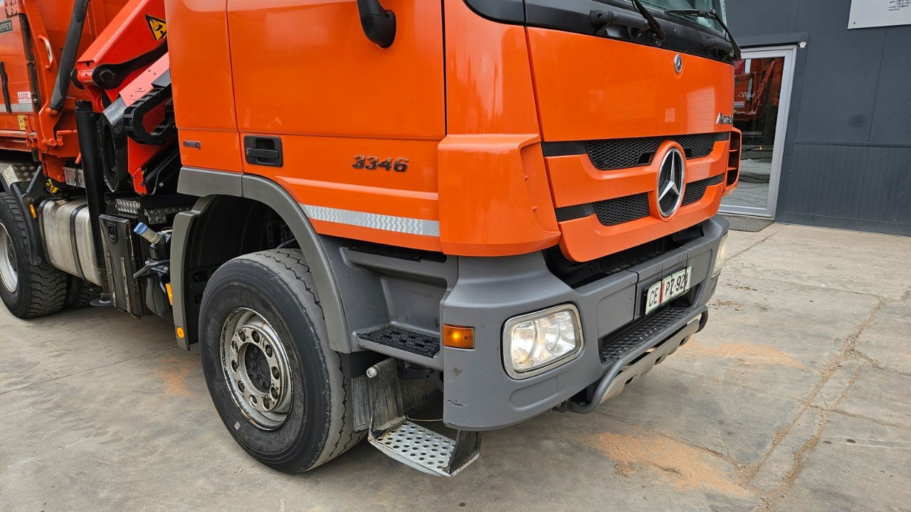 Mercedes-Benz Actros 3346 K palfinger PK 18002 - bordmatic - meiller tipper - EPS 3 pedals - Tipper: picture 3 Mercedes-Benz Actros 3346 K palfinger PK 18002 - bordmatic - meiller tipper - EPS 3 pedals - Tipper: picture 3