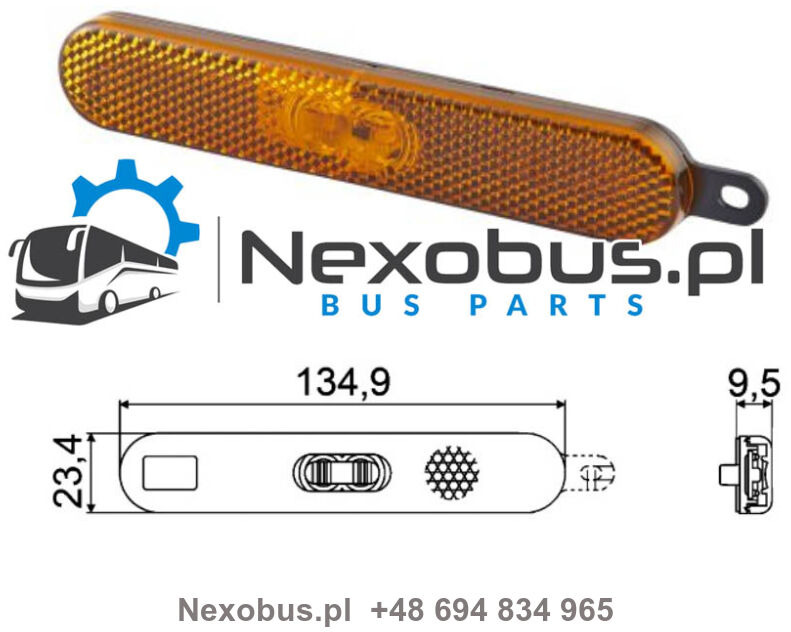 Lampa obrysowa kasety Bova Maqic VDL Neoplan MAN - Lights/ Lighting for Bus: picture 1 Lampa obrysowa kasety Bova Maqic VDL Neoplan MAN - Lights/ Lighting for Bus: picture 1