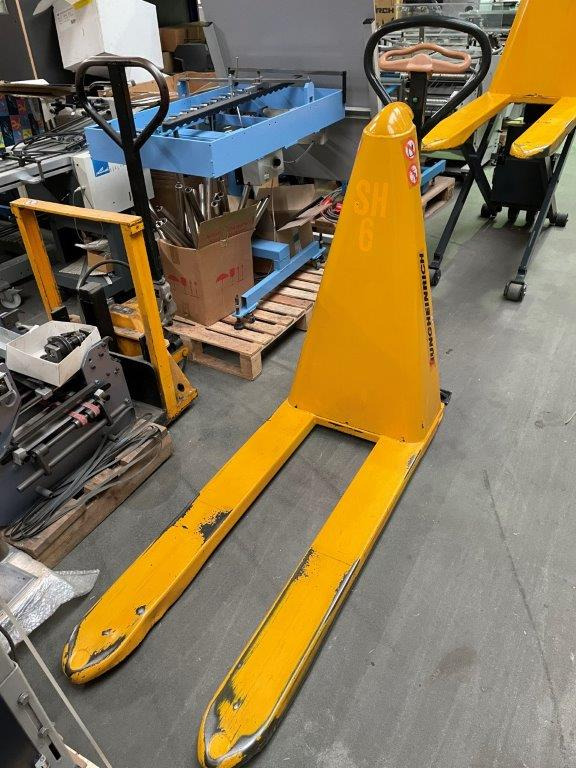 Pallet truck 5 (five) scissor pallet truck with electric drive and quick lift pump Jungheinrich model TMX-E 10: picture 9