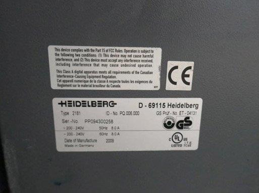 Printing machinery 8up thermal ctp Heidelberg Suprasetter 105 with MCL and Prinect Metashooter 11: picture 13