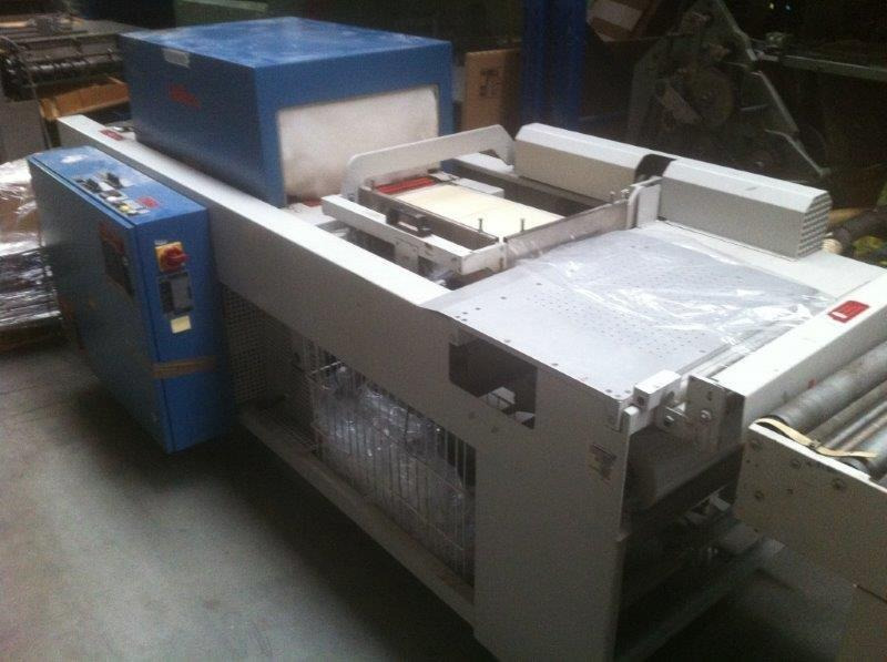 Compact angle welding machine with shrink tunnel Kallfass KC 5040-450 Universal - Packaging machinery: picture 1 Compact angle welding machine with shrink tunnel Kallfass KC 5040-450 Universal - Packaging machinery: picture 1