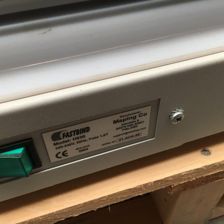 FASTBIND H530 Hardcover Book Binding Plate - Binding machine: picture 2 FASTBIND H530 Hardcover Book Binding Plate - Binding machine: picture 2