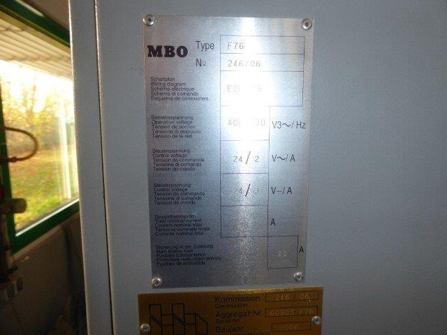 Printing machinery Flat pile feeder MBO F 76 with independent drive: picture 11