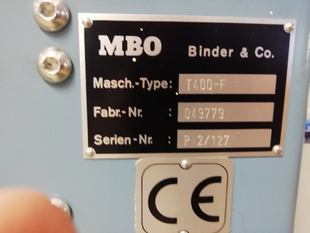 Four pocket folder MBO F 400-4-F SA - Folding machine: picture 2 Four pocket folder MBO F 400-4-F SA - Folding machine: picture 2