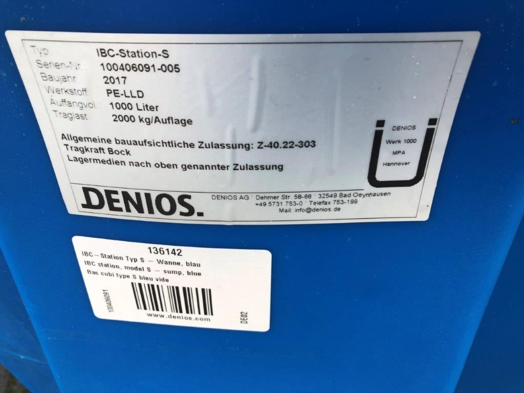 Hazardous material storage Denios PSE-4 450 liters - Storage tank: picture 2 Hazardous material storage Denios PSE-4 450 liters - Storage tank: picture 2