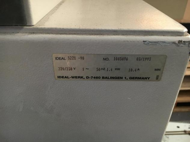 Jug & Priest Ideal 5221-90 cutting machine - Paper cutting machine: picture 3 Jug & Priest Ideal 5221-90 cutting machine - Paper cutting machine: picture 3