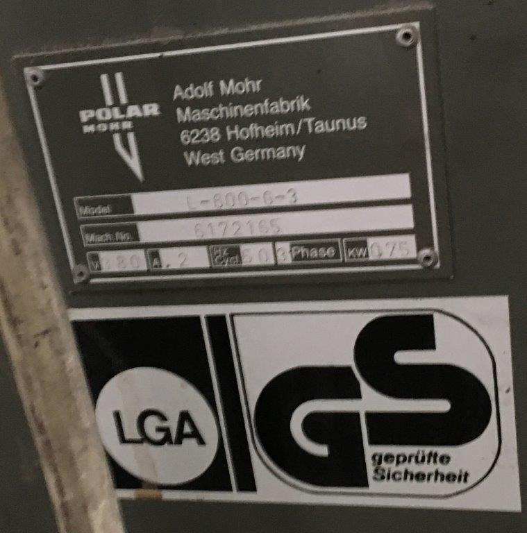 Pilelifter Polar Mohr L 600-G-3 with adjustable Forks - Printing machinery: picture 2 Pilelifter Polar Mohr L 600-G-3 with adjustable Forks - Printing machinery: picture 2