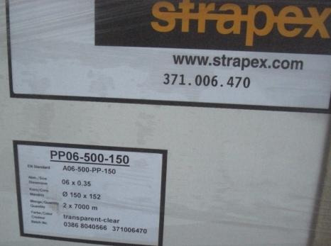 Strapex PP strap for automatic strapping machines - Packaging machinery: picture 2 Strapex PP strap for automatic strapping machines - Packaging machinery: picture 2