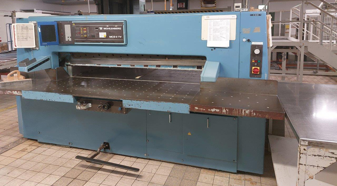 VLF cutting machine WOHLENBERG 185 MCS-2TV - Paper cutting machine: picture 1 VLF cutting machine WOHLENBERG 185 MCS-2TV - Paper cutting machine: picture 1