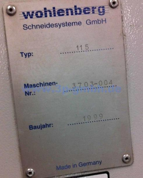 Wohlenberg cut-tec 115 cutting machine - Paper cutting machine: picture 2 Wohlenberg cut-tec 115 cutting machine - Paper cutting machine: picture 2