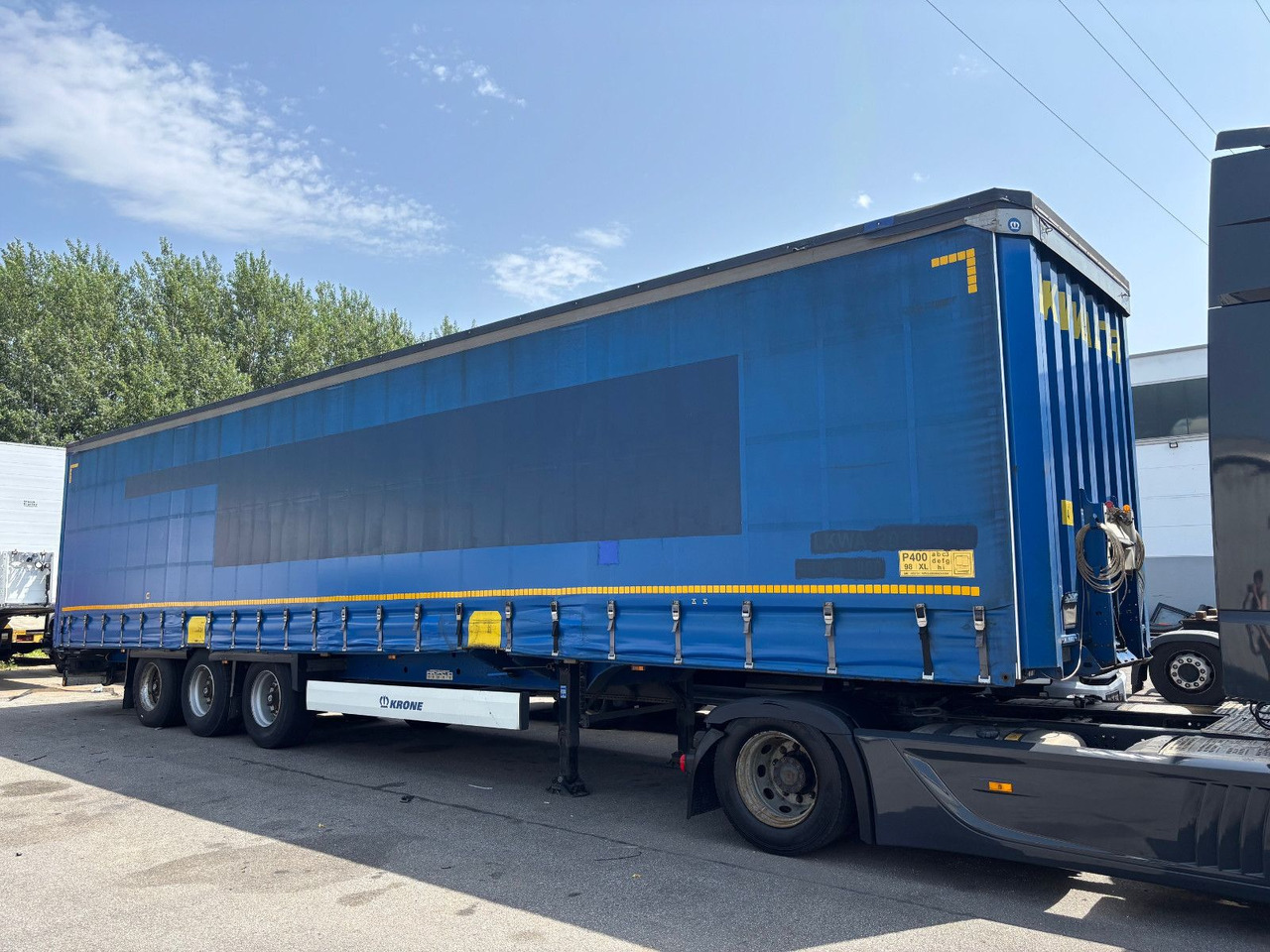 Krone SD Standard XL/Luft/Trommel - Curtainsider semi-trailer: picture 1 Krone SD Standard XL/Luft/Trommel - Curtainsider semi-trailer: picture 1