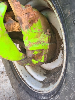 Merlo P28.7 Kt Front Axle Hub Lhs Complete With Drive Shaft - Front axle: picture 4 Merlo P28.7 Kt Front Axle Hub Lhs Complete With Drive Shaft - Front axle: picture 4