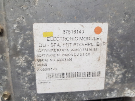New Holland T6000 Plus Elite Series Ecu 87516140, 87516139, 48121735 - ECU: picture 2 New Holland T6000 Plus Elite Series Ecu 87516140, 87516139, 48121735 - ECU: picture 2