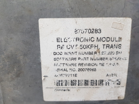 New Holland T7040 Puma Transmission Control Ecu 87570283, 84225066, 84479299 - ECU: picture 3 New Holland T7040 Puma Transmission Control Ecu 87570283, 84225066, 84479299 - ECU: picture 3
