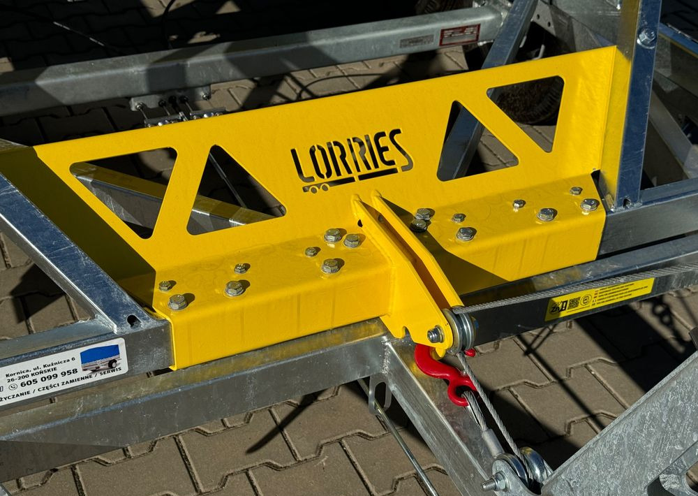 New Car trailer LORRIES Lorries Przyczepa TPB27-4925 do transportu bębna z kablem: picture 11
