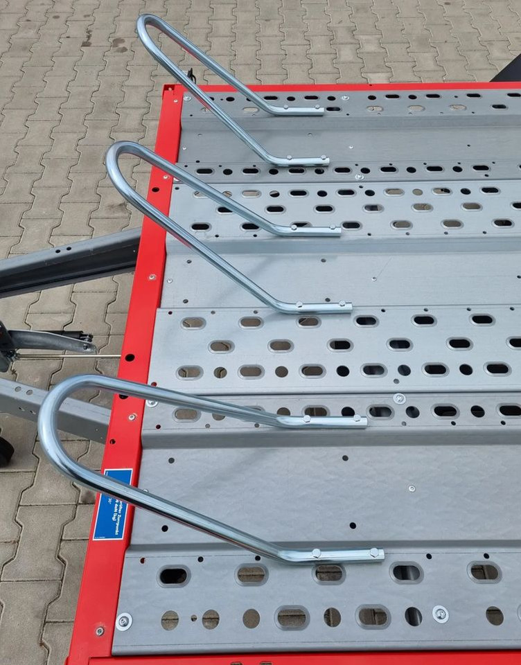 New Motorcycle trailer STEMA STM 02 10-25-15.1 red | 251x153 cm 3 motocykle | DMC 1000kg: picture 8