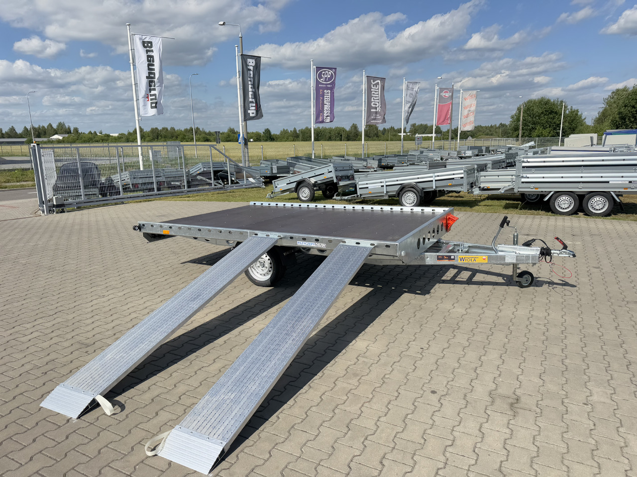 New Motorcycle trailer WIOLA QUAD 2H1.5 - przyczepa pod ATV Can-Am Maverick | Polaris RZR | 2 quady: picture 16