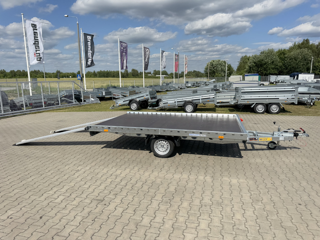 New Motorcycle trailer WIOLA QUAD 2H1.5 - przyczepa pod ATV Can-Am Maverick | Polaris RZR | 2 quady: picture 15