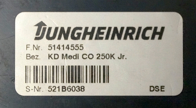 Jungheinrich 51414555 | Display KD MEDI CO 250K Jr DSE sn. 521B6038 - Dashboard for Material handling equipment: picture 3 Jungheinrich 51414555 | Display KD MEDI CO 250K Jr DSE sn. 521B6038 - Dashboard for Material handling equipment: picture 3