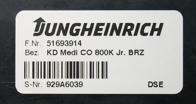 Jungheinrich 51693914 | Display KD MEDI CO 800K Jr BRZ sn. 929A6039 - Dashboard for Material handling equipment: picture 3 Jungheinrich 51693914 | Display KD MEDI CO 800K Jr BRZ sn. 929A6039 - Dashboard for Material handling equipment: picture 3