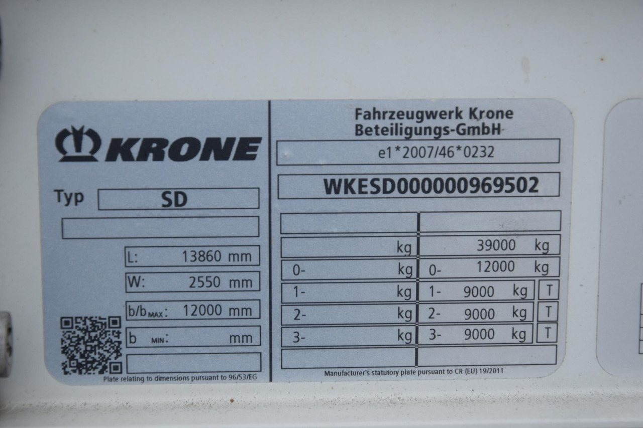 Curtainsider semi-trailer Krone SDP Profi Liner Varios: picture 13