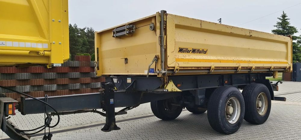 Miller Tandem R180 | Wywrotka 3-stronna | Pneumatyczne zawieszenie | Bordmatik | 2013 | Oś podnoszona - Tipper trailer: picture 2 Miller Tandem R180 | Wywrotka 3-stronna | Pneumatyczne zawieszenie | Bordmatik | 2013 | Oś podnoszona - Tipper trailer: picture 2
