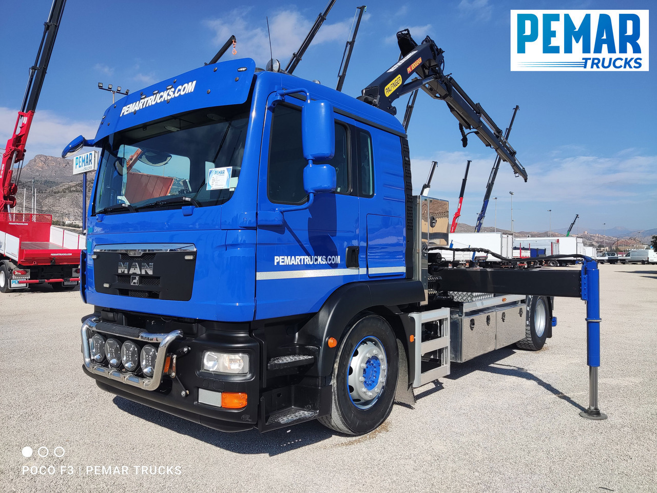 MAN TGM 18.290 GRUA MULTILIFT - Hook lift truck, Crane truck: picture 1 MAN TGM 18.290 GRUA MULTILIFT - Hook lift truck, Crane truck: picture 1