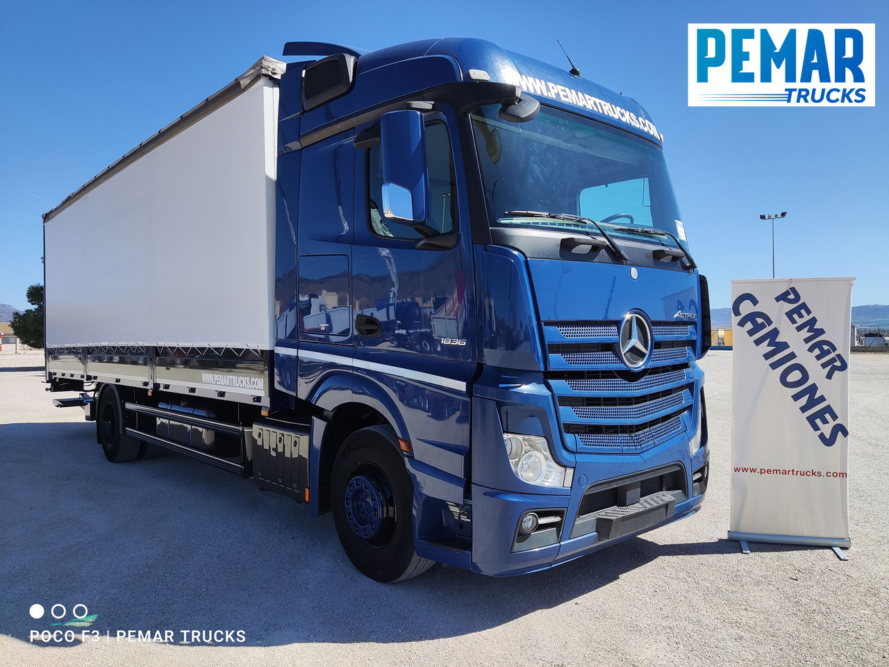MERCEDES-BENZ ACTROS 1836 SEMITAUTLINER 18T - Curtainsider truck: picture 3 MERCEDES-BENZ ACTROS 1836 SEMITAUTLINER 18T - Curtainsider truck: picture 3